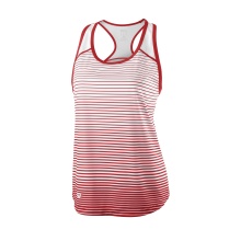 Wilson Tank Team Striped rot/weiss Damen